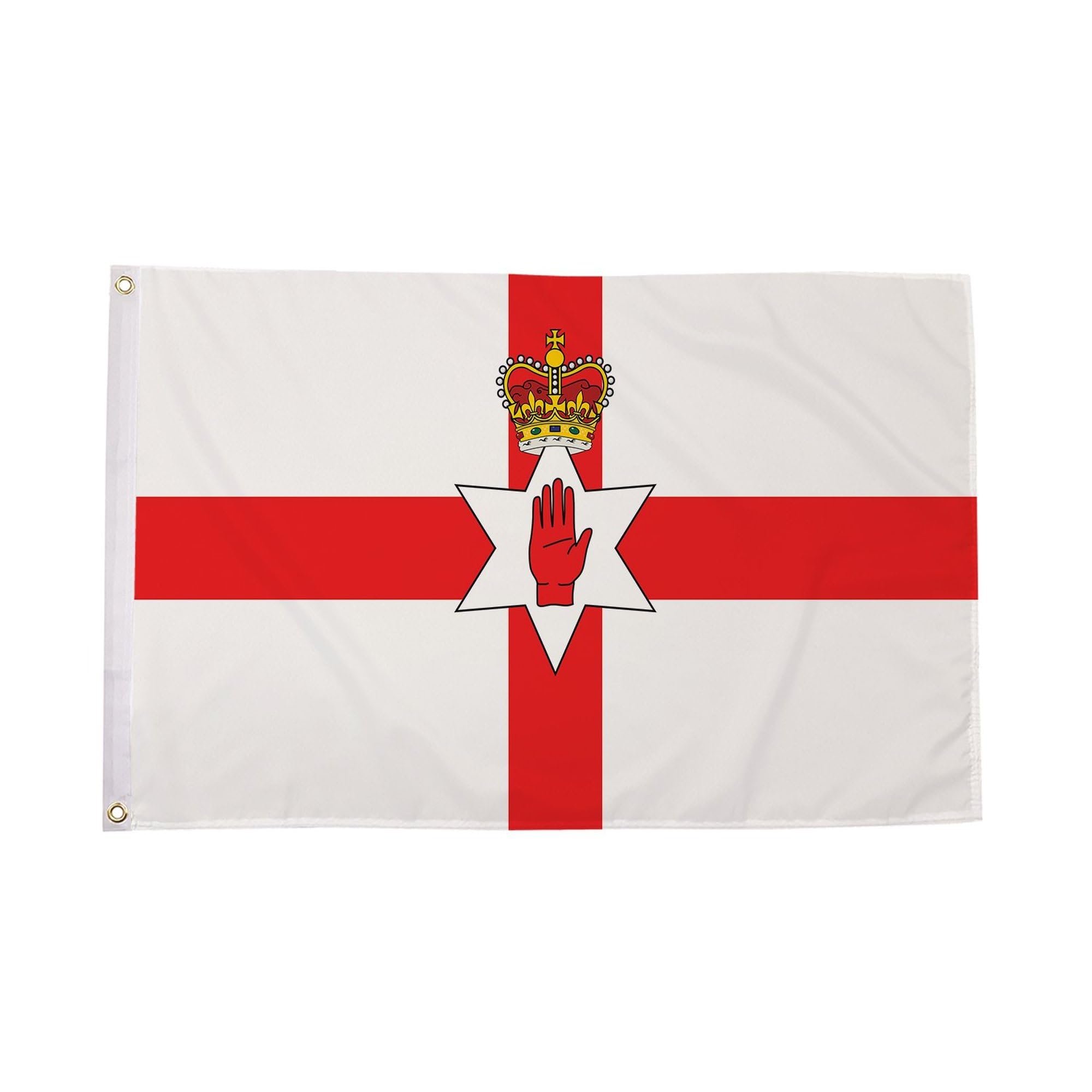 Flagtex Northern Ireland Flag 5ft x 3ft (150cm x 90cm) - Ulster British Home Nation Banner Weather Resistant Polyester for Garden Display & Sporting Events