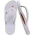 KuaiLu Womens Arch Support Flip Flops Comfortable Yoga Mat Slip on Summer Beach Walking Thong Cushion Sandals