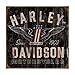 Harley-Davidson 28 x 28 Genuine Winged #1 Distressed Wood Sign W11-HARL-GCGPX12