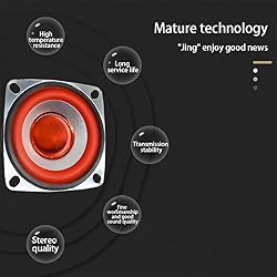 Gikfun 4Ohm 5W Full Range Audio Speaker Stereo