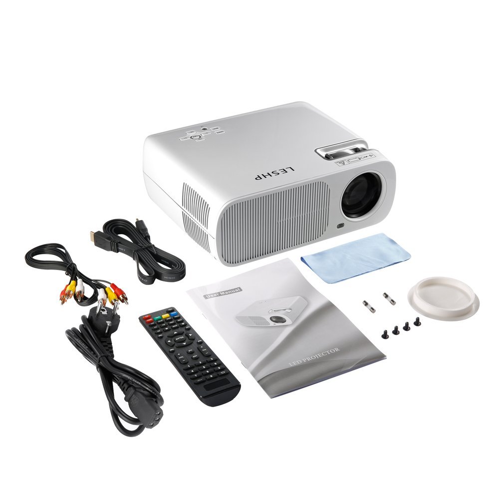 Yogasada Leshp Video Projector 2600 LM Home Cinema Theatre Soporte ...