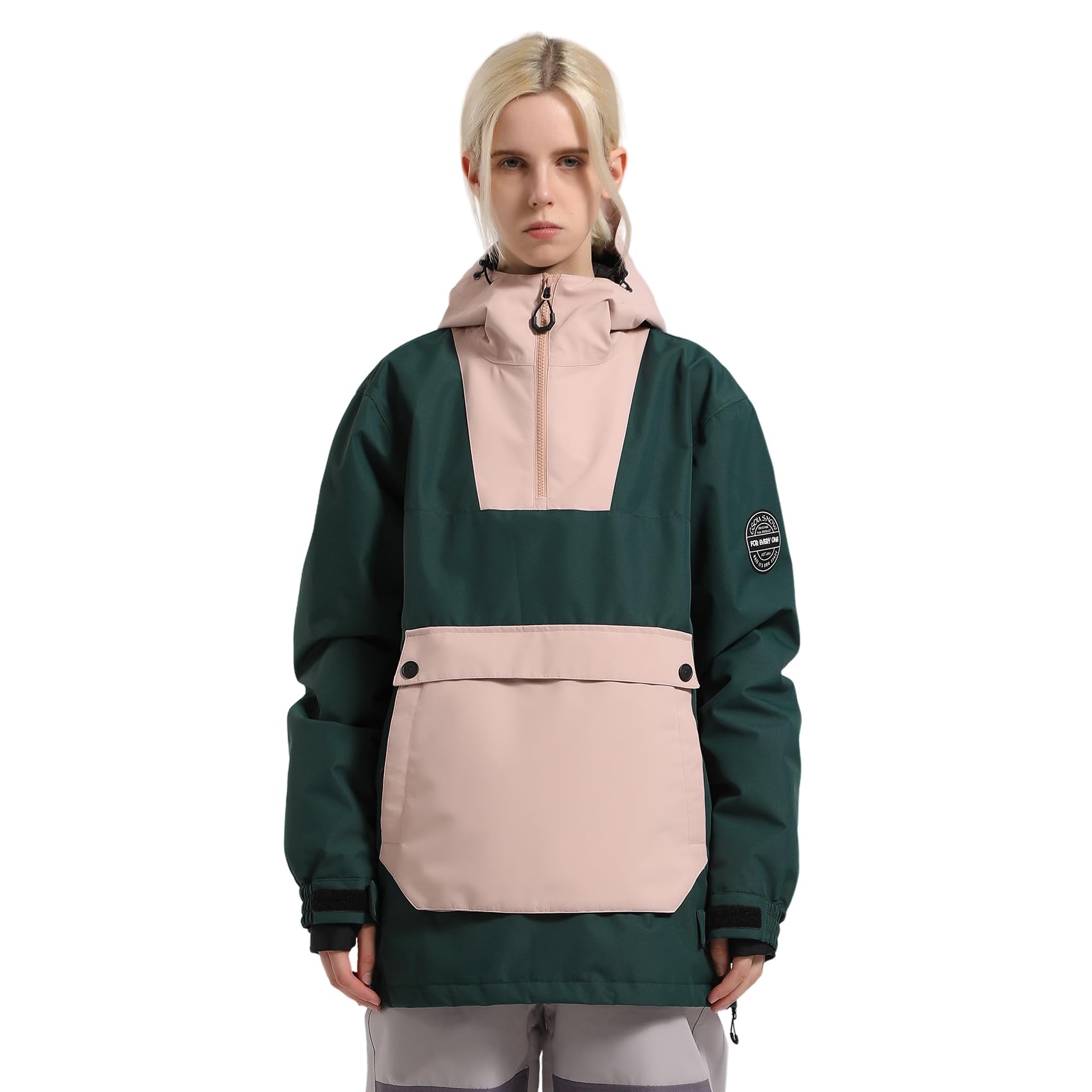 Photo 1 of GSOU SNOW Women Men Ski Jacket Snowboard Snow Coat Waterproof Windproof Warm Winter Mountain Hooded