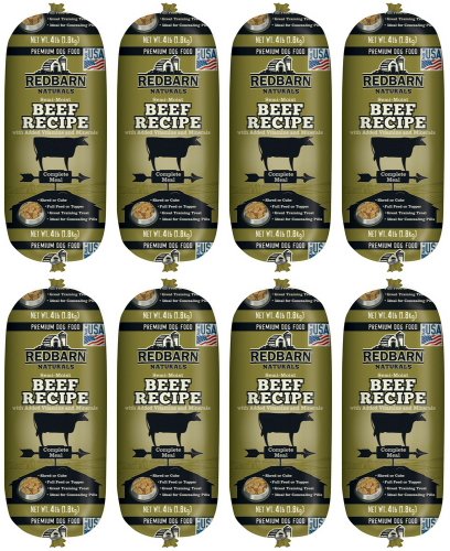 Redbarn Beef Dog Food Roll Naturals 4 Pound 8 Pack Buy Online