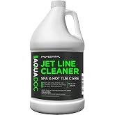 AquaDoc Spa Jet Line Cleaner for Hot Tubs &amp; Jetted Tubs - 1 Gallon | Fast Acting Spa Flush That Helps Purge Oils And Residue From Internal Plumbing Systems - Made In USA