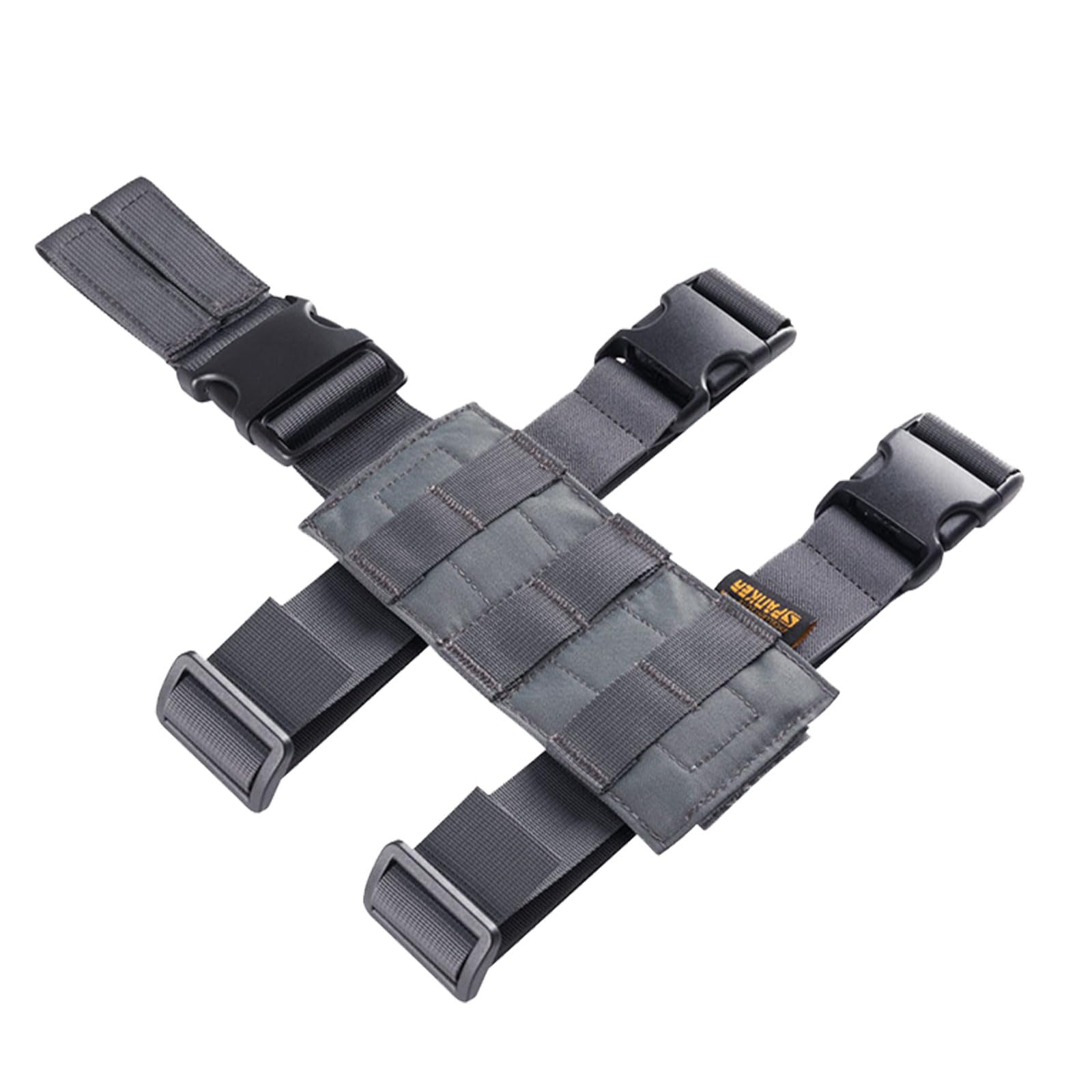EXCELLENT ELITE SPANKER Tactical Drop Leg Holster Molle Leg Platform Left or Right Nylon(Grey)
