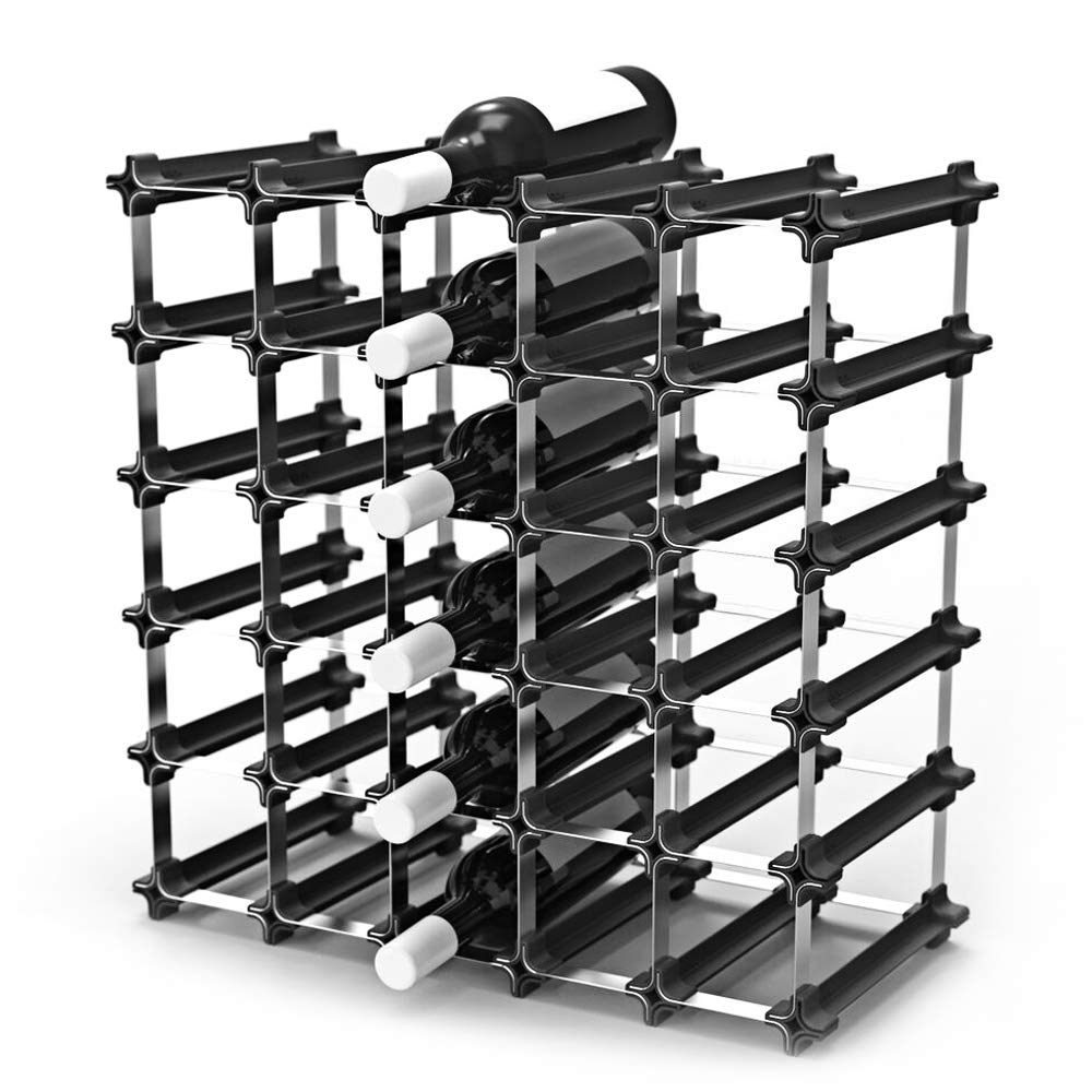 NOOK Wine Rack Medium Kit 25 - Bottle Rack with Modular System - Practical Wine Rack Bottle Holder