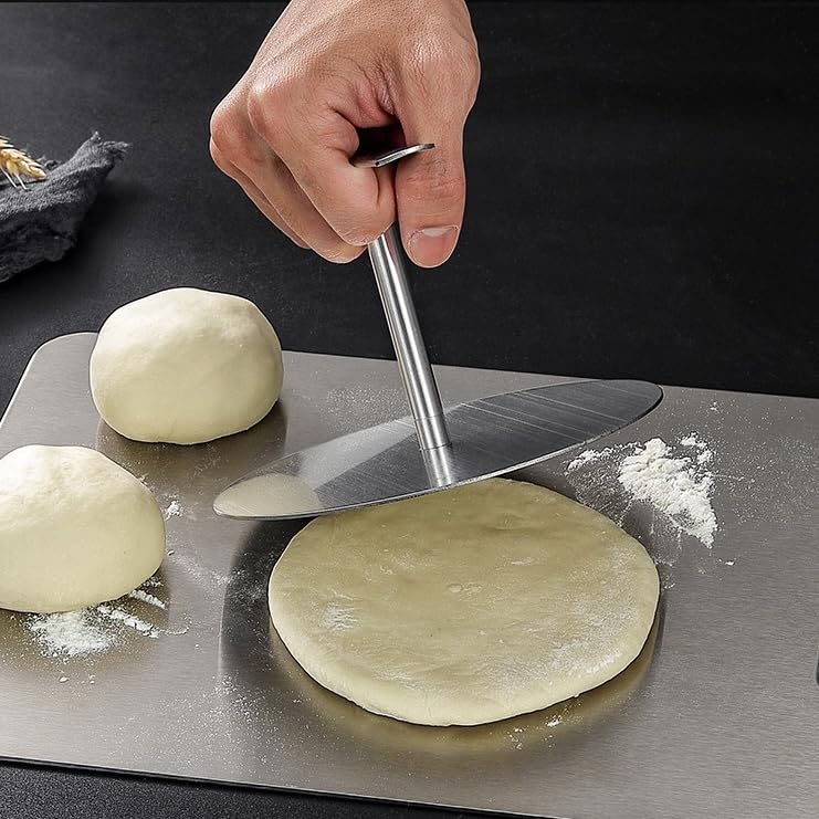 Simple Tortilla Press Maker - 7 Inch Stainless Steel Multi-Functional Dough Press Quesadilla Maker, Roti Maker for Making Flour, Corn, Gluten-Free Tortillas