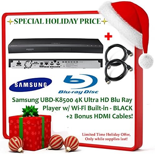 Black Friday Deal Brand New! Samsung UBD-K8500 Wi-Fi 4K Utra HD Blu-Ray Player + 2 Bonus HDMI Cables!