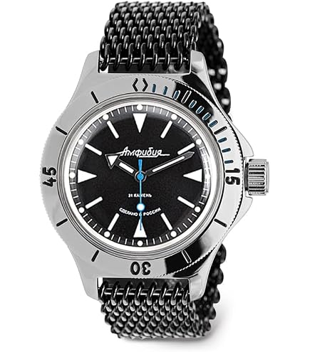 Vostok Amphibia 本体 腕時計 Amazon.com: VOSTOK Original Mens Watch Amphibia 120512 Mechanical