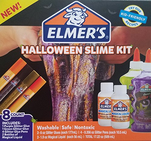 Elmer s Halloween Slime Kit Glitter Glue