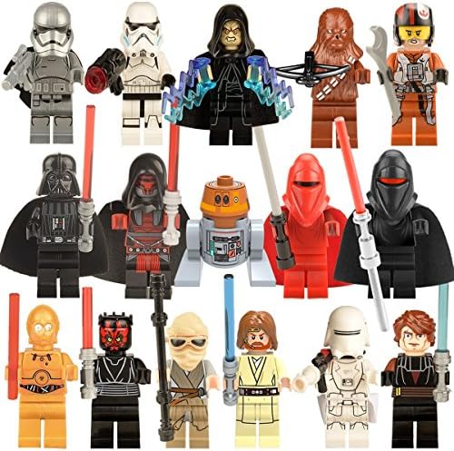 Star Wars Figures 16pcs set Action Minifigure Lego-compatible figures Kid Baby Toy Mini Figure Building Blocks Sets Model Toys Minifigures Brick