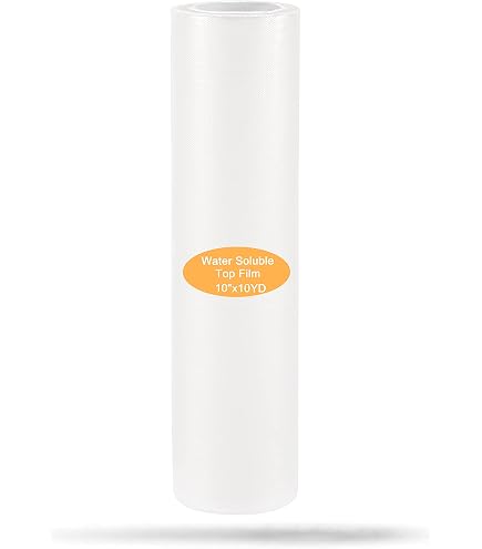 Stabilisateur Soluble à L'eau Pour Broderie - Rouleau 12 Pouces X 25 Yards (30cm X 23m), Lavable, Blanc