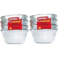 Pyrex 6-Ounce Custard Cups, Set of 4 (2)