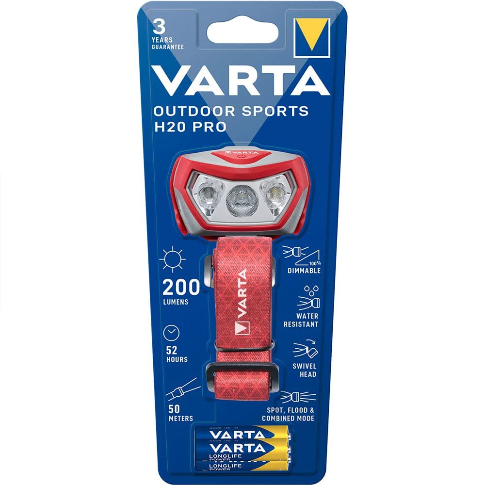 Varta Outdoor Sports H20 Pro 3aaa with Batt.