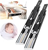 YENUO Soft Close Drawer Runners Full Extension 300-600mm 45kg Pair