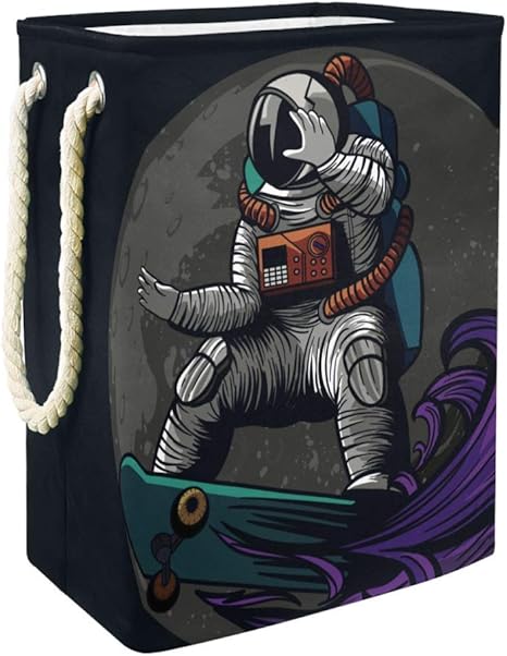 Cesta De Almacenamiento De Juguetes Patineta Astronauta Caja de