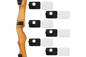 THE LITTLE GREEN CHANGE 6/3Ct Arrow Rest for Recurve Bow - Right/Left Hand Recurve Arrow Rest Recurve Bow Arrow Rest for Compound Bows Archery Arrow Rest Recurve Archery Accessories - Recurve Bow Rest Recurve Bow Accessories