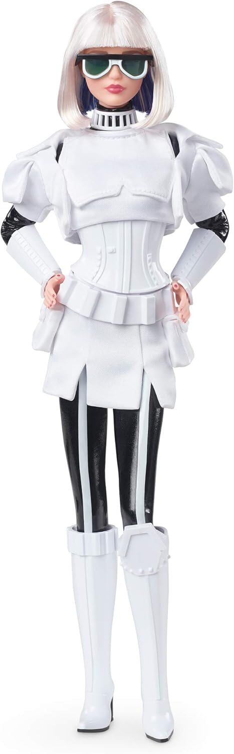 Star Wars Stormtrooper X Barbie Doll, White, 11.81 inches