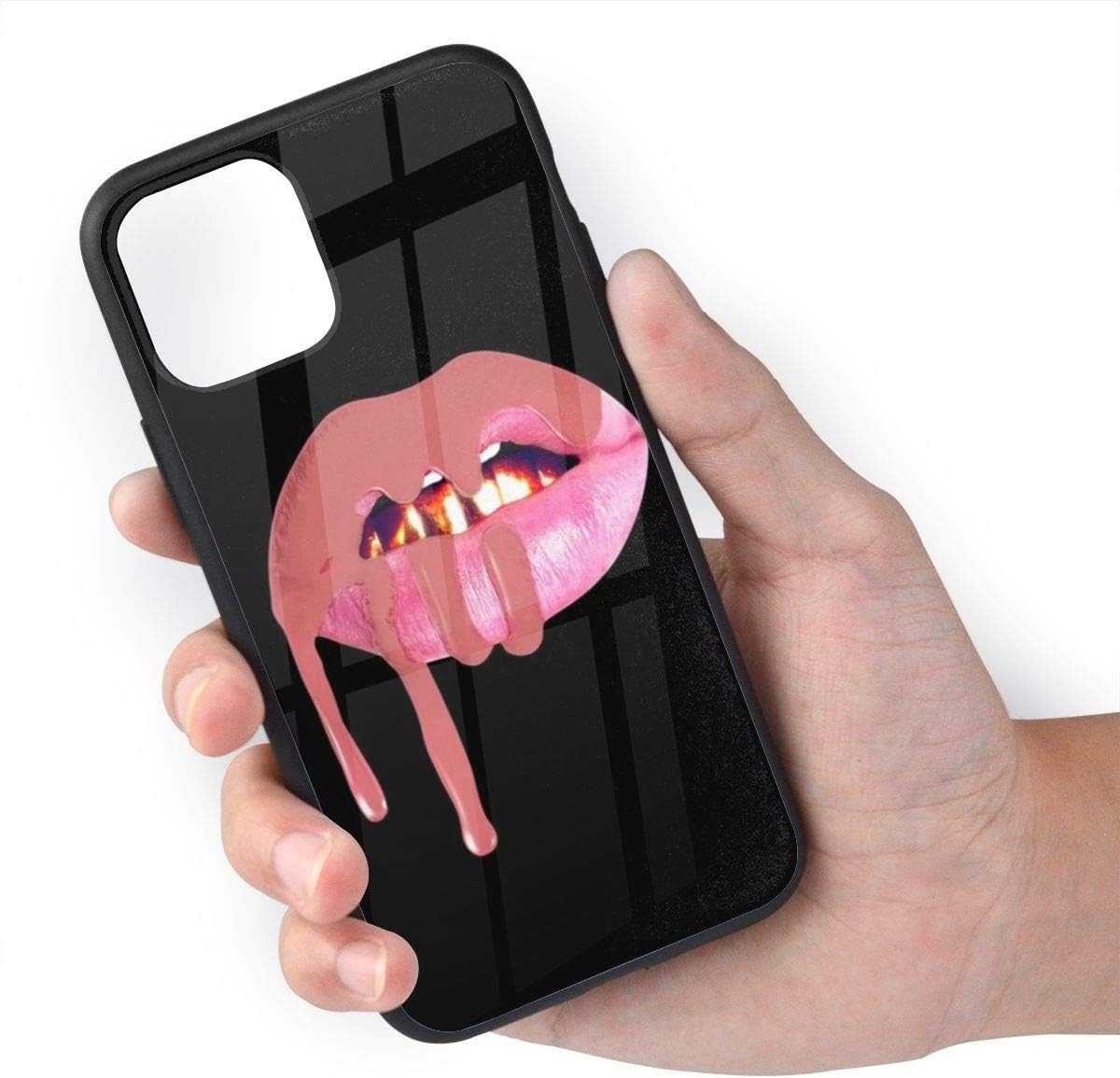 iPhone 11 TPU Glass Phone Case Kylie Jenners Lasting Durability 360 Full Body Slim Coverage Hard PC+Soft Silicone TPU Glass Shockproof Phone Cover