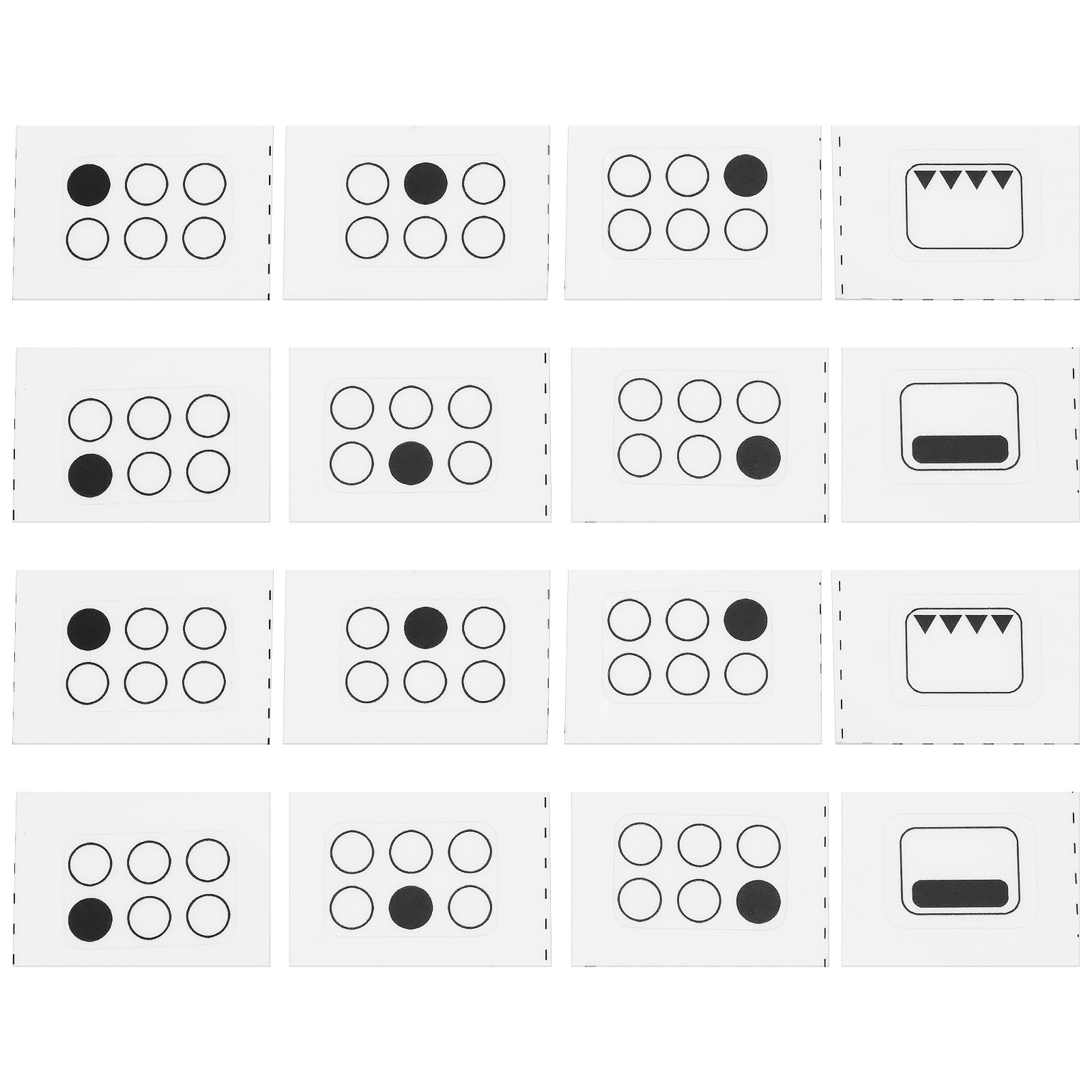 OTOTEC 2Set Cooker Stickers Burner Hob Stove Stickers Cooking Switch Sign Suitable for Stove Top Oven Marker Replacement 16x12mm 18x12mm