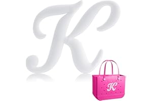 ZEOXUER Letter Charms for Bogg Bag, Decorative Bogg Bag Letter Charms, Alphabet Lettering Accessories, Bogg Bag Charms Insert Alphabet Lettering, Alphabet 3D Letters for Personalizing Handbag DIY