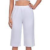 MANCYFIT Culotte Slip for Women Pettipant Half Slip Bloomers Wide Leg Pajama Pants