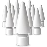 NXVX 12-Pack Replacement Tips for Apple Pencil, Original-Style White | Original-style POM nibs for everyday notes and a familiar feel