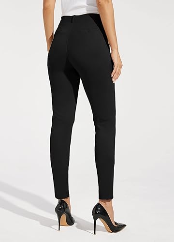 Willit Women's Yoga Dress Pants Skinny Work Slacks Leggings Slim