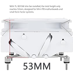 Thermalrlght AXP90-X53 White Low Profile CPU Air