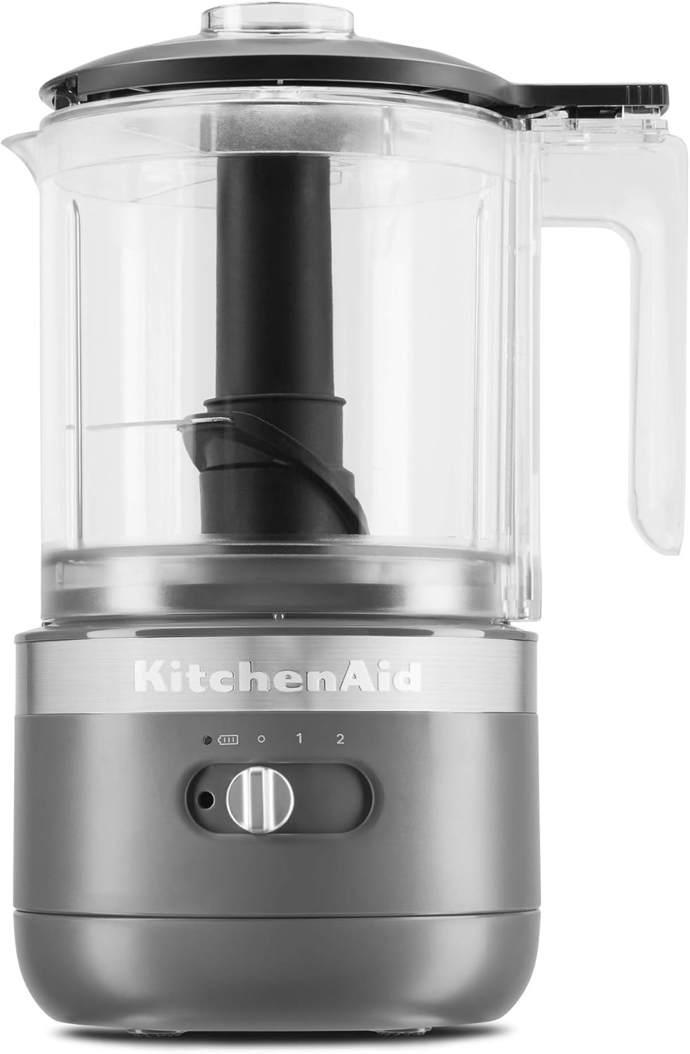 KitchenAid KFCB519DG Cordless Chopper, 5 cup, Matte Charcoal Grey