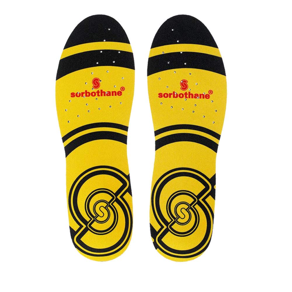 Sorbothane double strike Insoles, Yellow, 35-37 (UK 3-4.5)