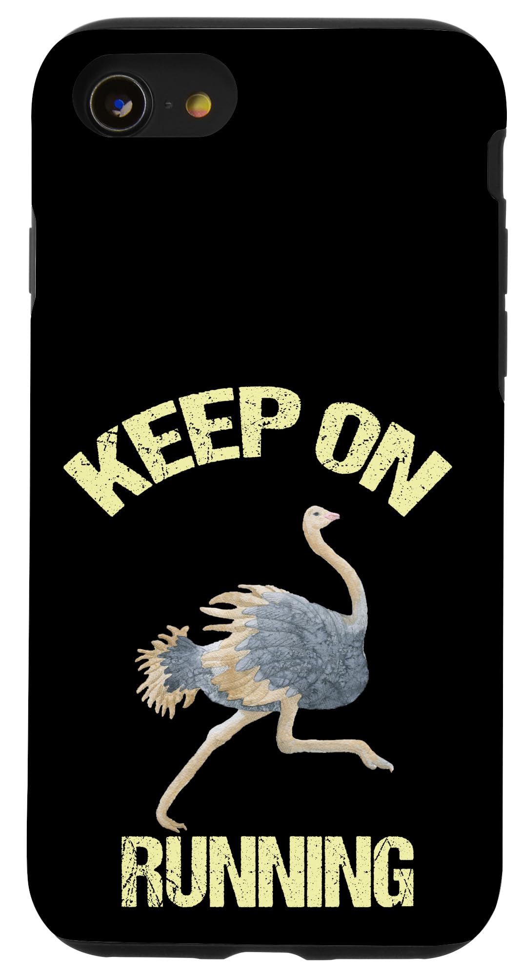 iPhone SE (2020) / 7 / 8 Keep On Running Ostrich Motivational Runners Case