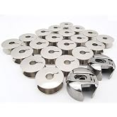 CKPSMS brand - 20PCS BOBBINS&amp;2PCS BOBBIN CASES #9033S 20PCS+BC-PF9076-NBL 2PCS Compatible with PFAFF 138 234 238 331 333 335 437 438 439 460 463 480 PFAFF HOME 1212 2022 6120 6230 6232 6250 7560