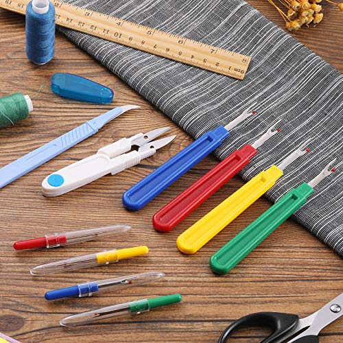 Seam Ripper for Sewing and Thread Remover Kit, 4 Big and 4 Small Sewing Stitch Thread Unpicker