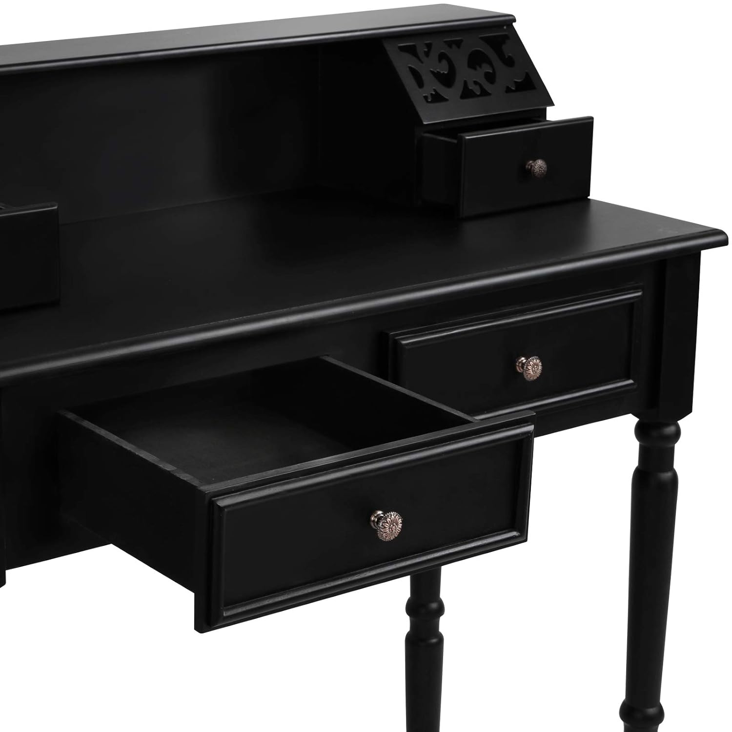 Makeup Desk White Miadomodo Dressing Table Antique Commode Padded