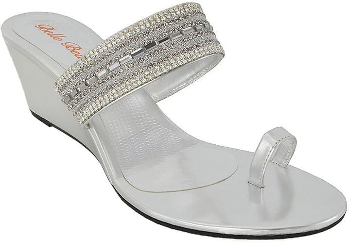 ladies silver wedges uk