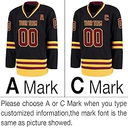 Pullonsy Black Customized Ice Hockey Jersey for Men