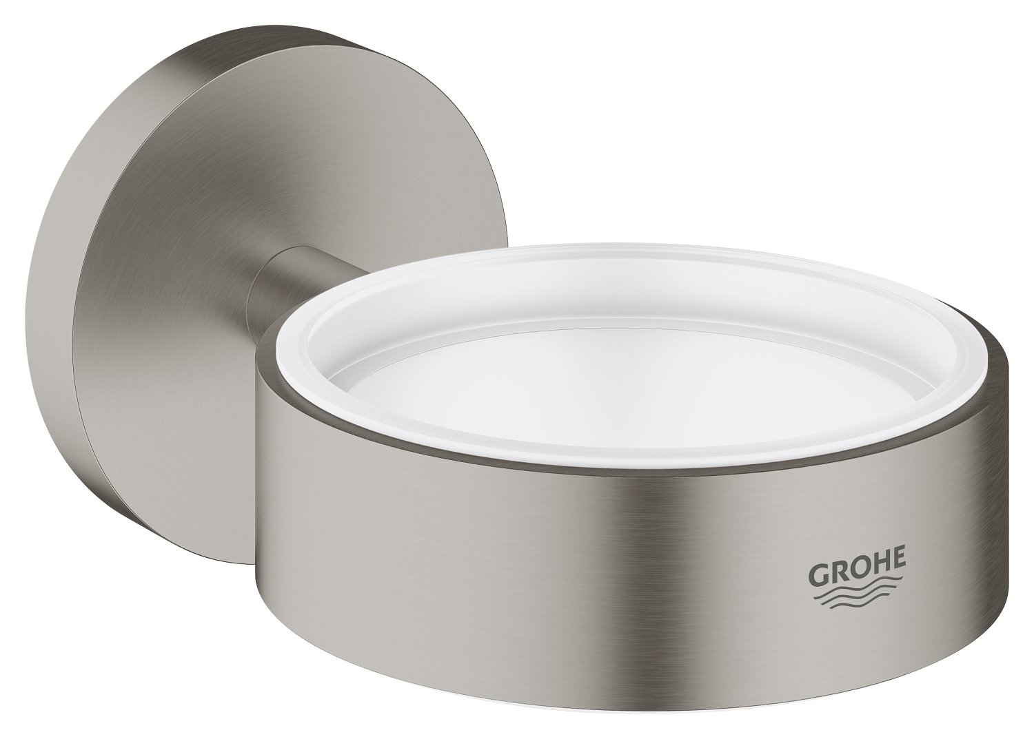 GROHE Essentials New Glass/Soap Dish Holder Supersteel 40369DC1