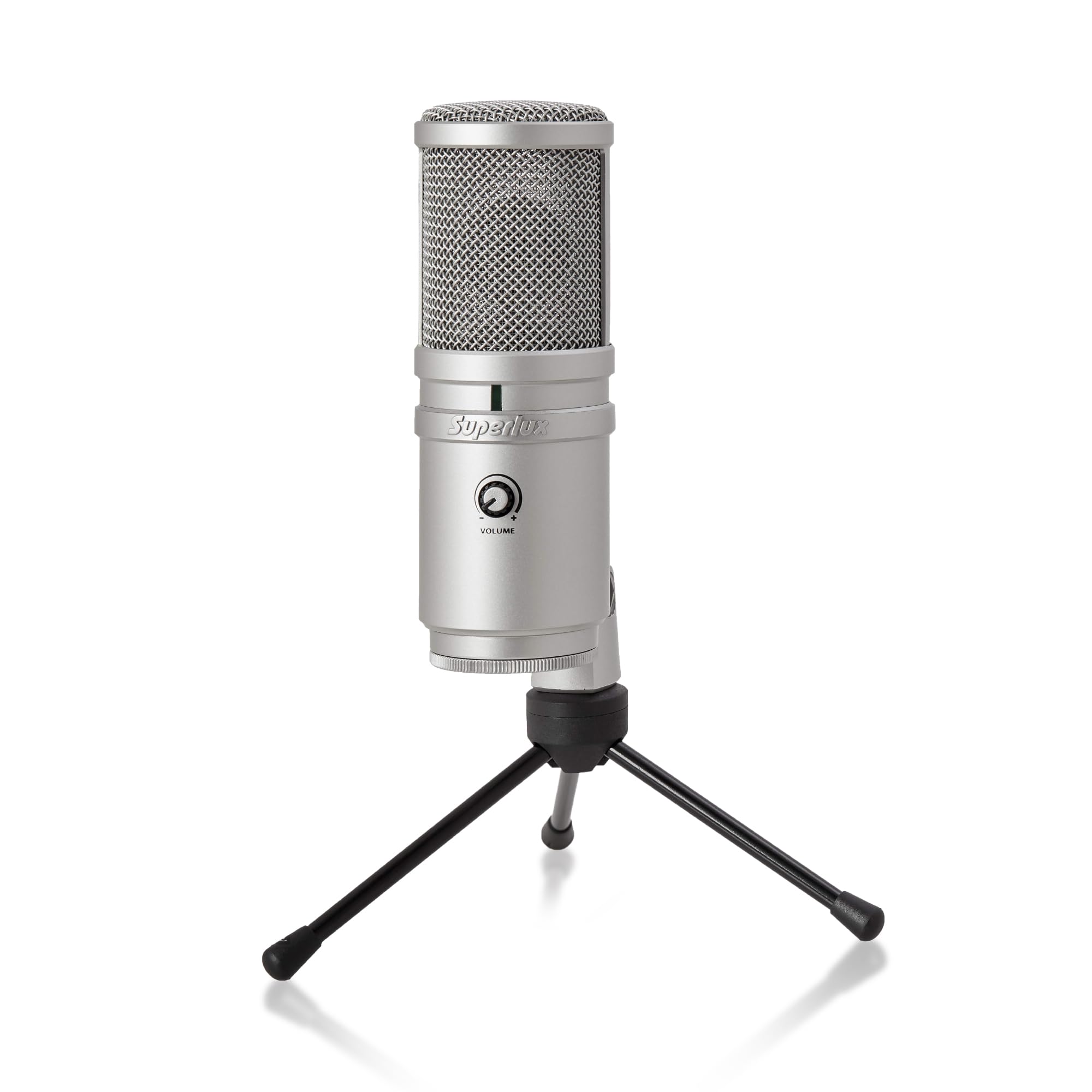 Superlux E205U USB Condenser Microphone, Champagne Silver