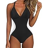 SUUKSESS Women Slimming Tummy Control One Piece Swimsuit Sexy Bathing Suit