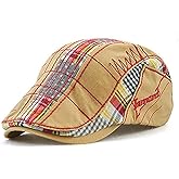 MOACC M Men Beret Hat Cotton Buckle Adjustable Newsboy Hats Cabbie Gatsby Cap