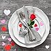 Hotop 300 Pieces Mini Valentine's Heart Doilies and 500 Pieces Foam Heart Stickers Adhesive Stickers for Wedding Decoration Valentine's Day Party (Multi-Color)