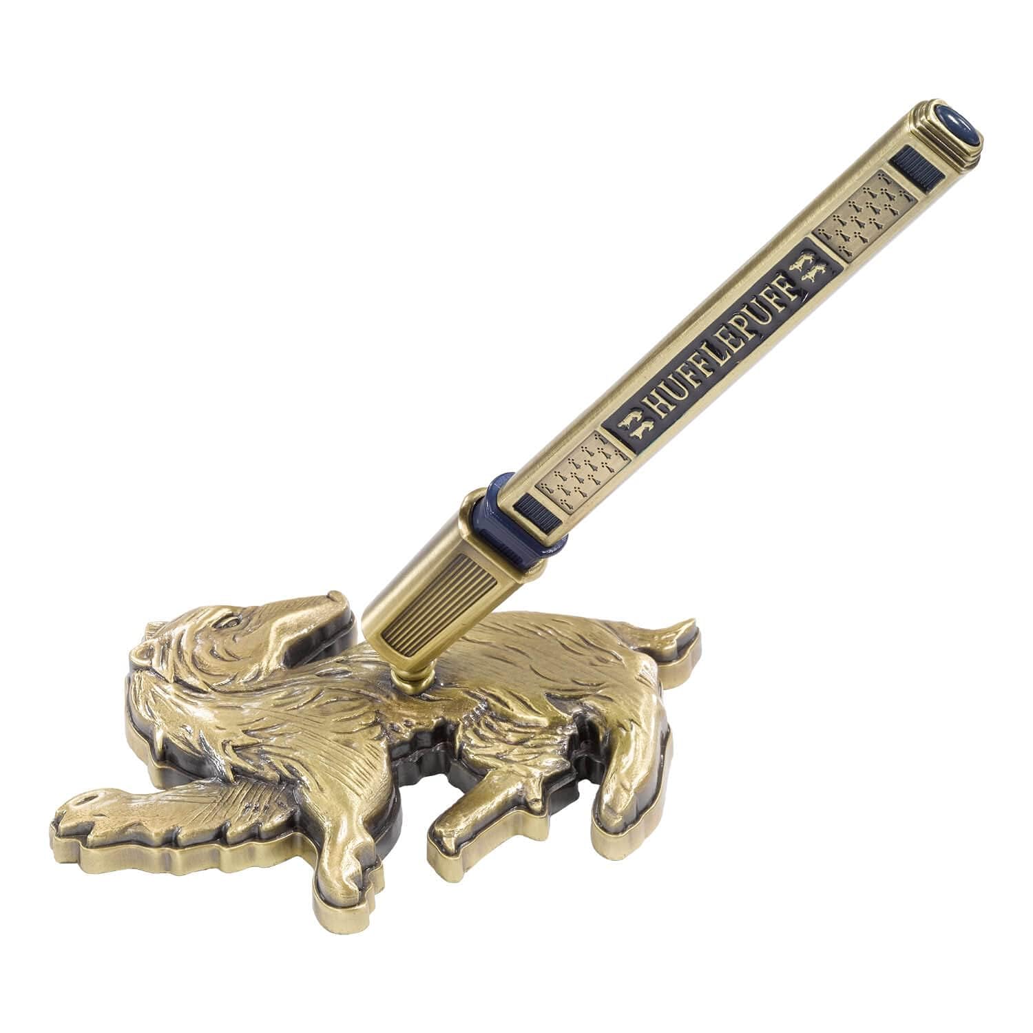 The Noble Collection Harry Potter - Hufflepuff House Pen and Desk Stand