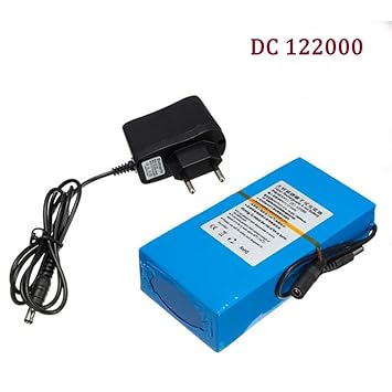 Hochwertiger Li-Ion Ersatz-Akku, 12 V, leistungsstark, 20.000 mAh, DC 122000, wiederaufladbar, für CCTV Überwachungskamera, T