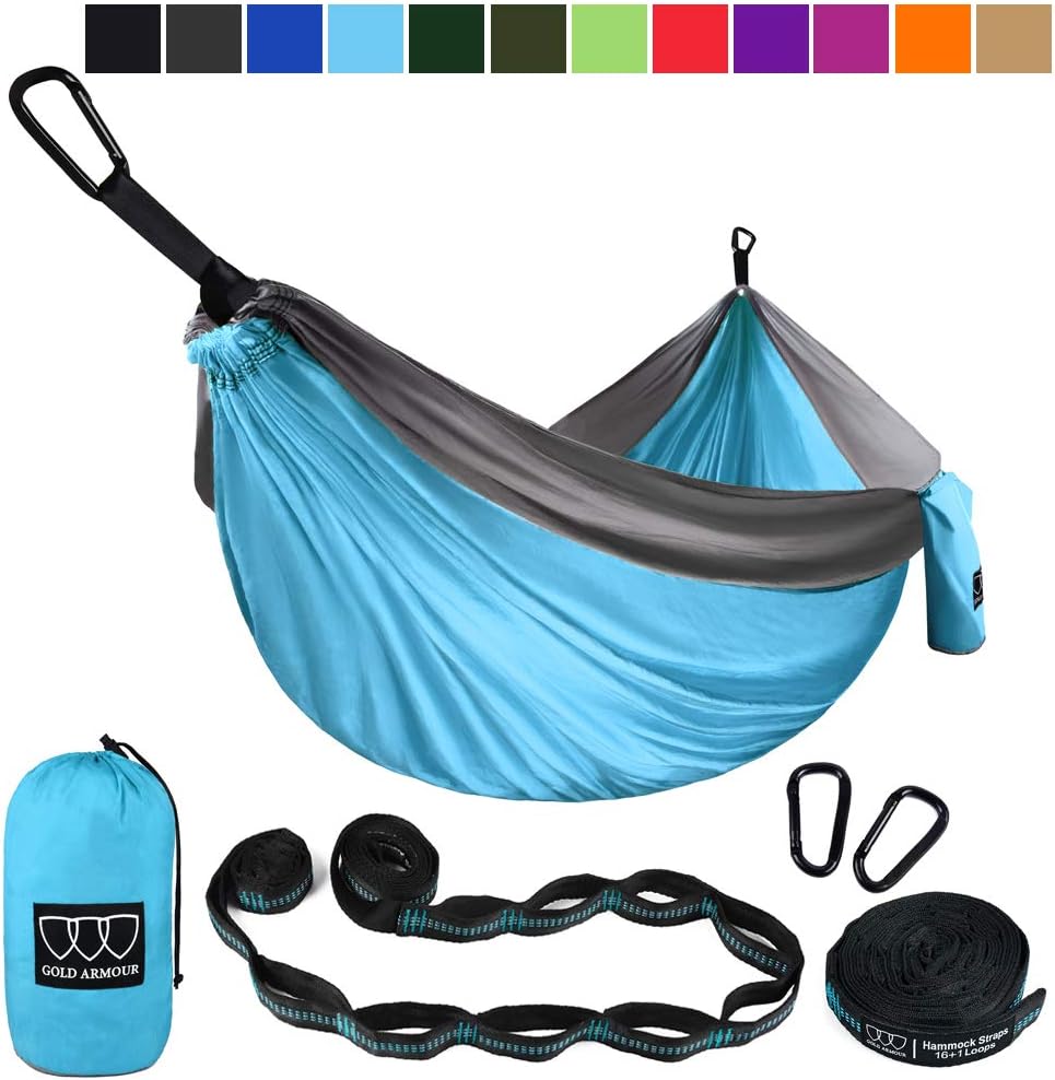 Best portable parachute hammock single tree straps