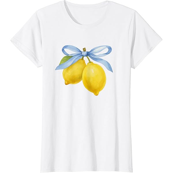 T-shirt Bella La Vita - Impression Côte Amalfitaine, Citrons, Cocktail - Homme/Femme, Coton, Coupe Classique - 8