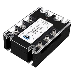 LCLCTC 3 Pole Phase Solid State Relay SSR-25DA DC