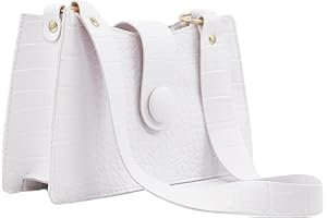 PORT&LOTUS Mini Shoulder Bag for Women Round Button Small Bags for Women handbag Mini Purse