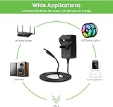 Lighting EVER 12V 2A Power Supply Adapter UK Plug 24W DC 100-240V 5.5x2.1mm LED view 7