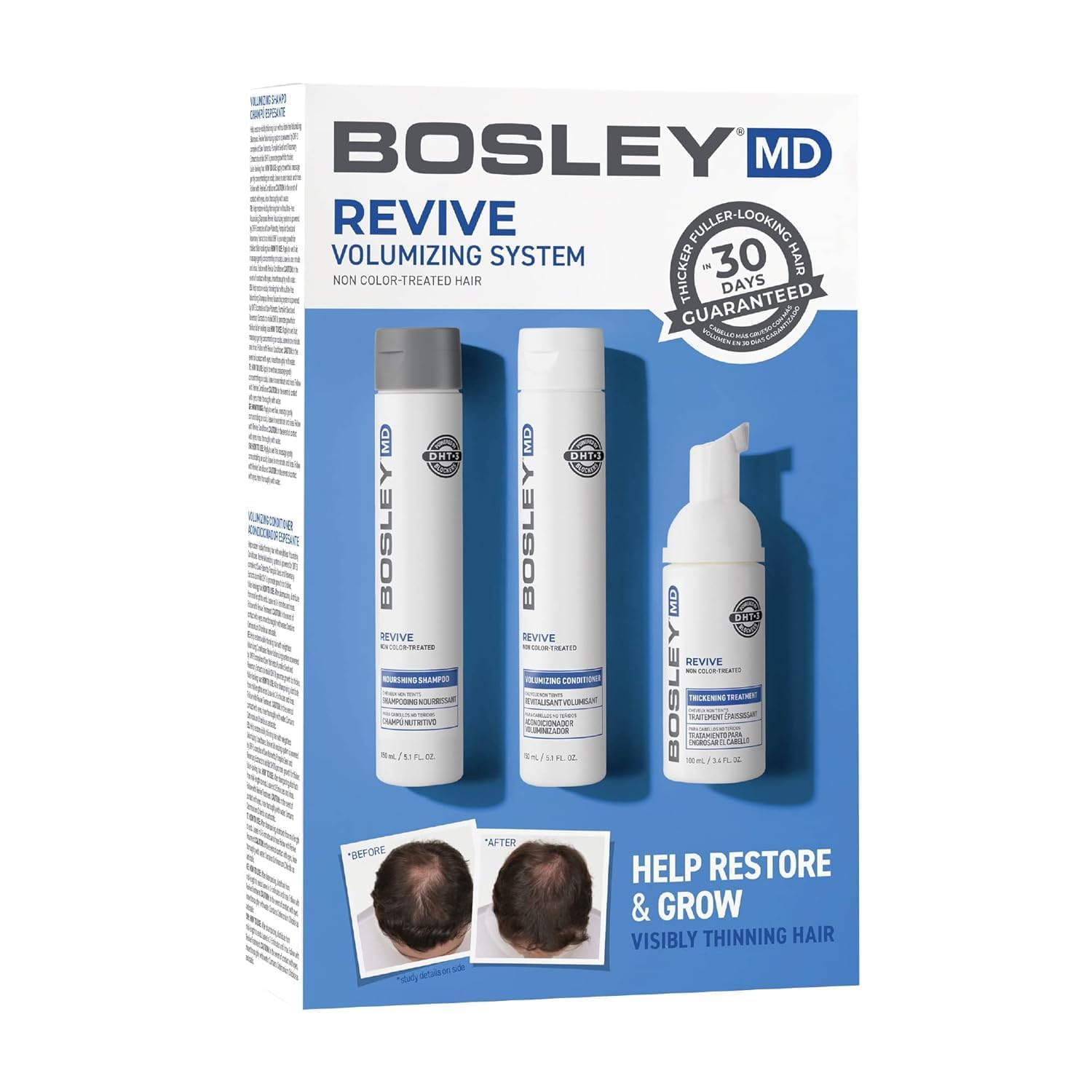 Professional Strength Bos Revive for Visibly Thinning Non Color Treated-Hair by Bosley for Unisex, I0055596